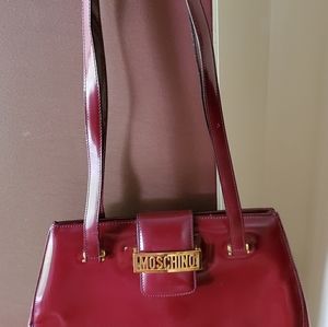 Moschino Desinger 1997 Leather Hand Bag